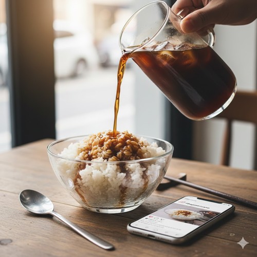 Viral Bapmericano, Nasi Disiram Kopi Americano: Tren Baru atau Tantangan Ekstrem?