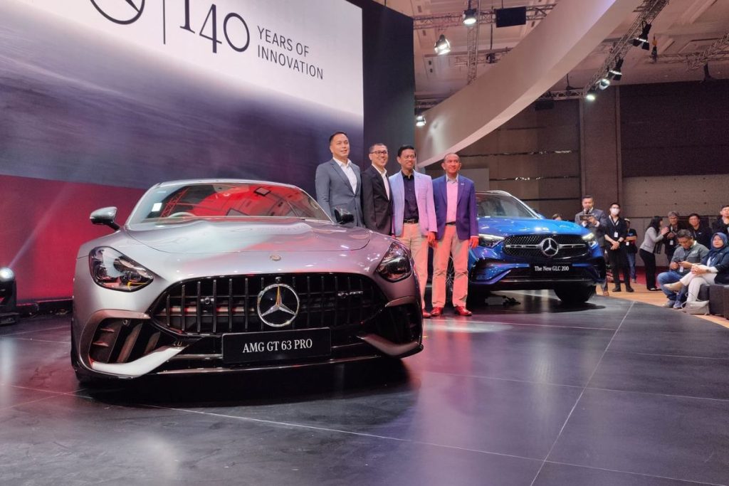 Mercedes-Benz Indonesia meluncurkan The All New Mercedes-AMG GT 63 PRO dan The New CLC 200 pada ajang GIIAS 2026 di ICE BSD City.
