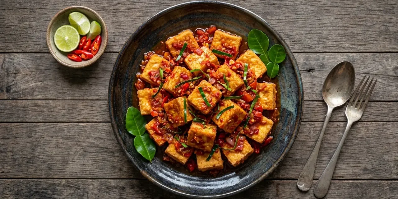 Resep Tahu Balado Daun Jeruk Pedas Gurih yang Praktis untuk Lauk Rumahan