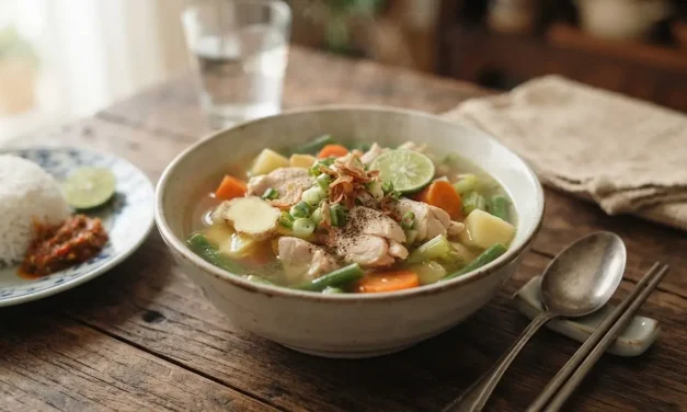 Resep Sop Ayam Bening Jahe, Kuah Gurih dan Hangat untuk Keluarga