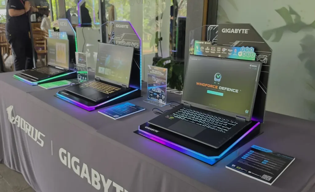 Laptop gaming terbaru GIGABYTE di Indonesia