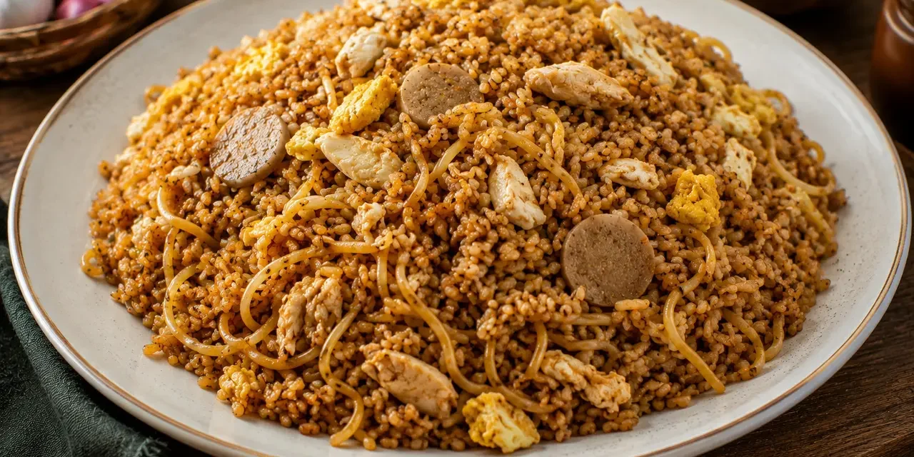 Resep Nasi Goreng Magelangan, Perpaduan Nasi dan Mi yang Gurih
