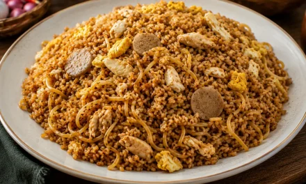 Resep Nasi Goreng Magelangan, Perpaduan Nasi dan Mi yang Gurih